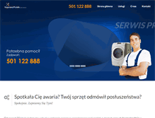 Tablet Screenshot of naprawypralekwarszawa.pl